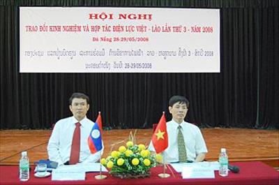 Conference for exchanging experience and Viet – Lao power cooperation III – 2008   